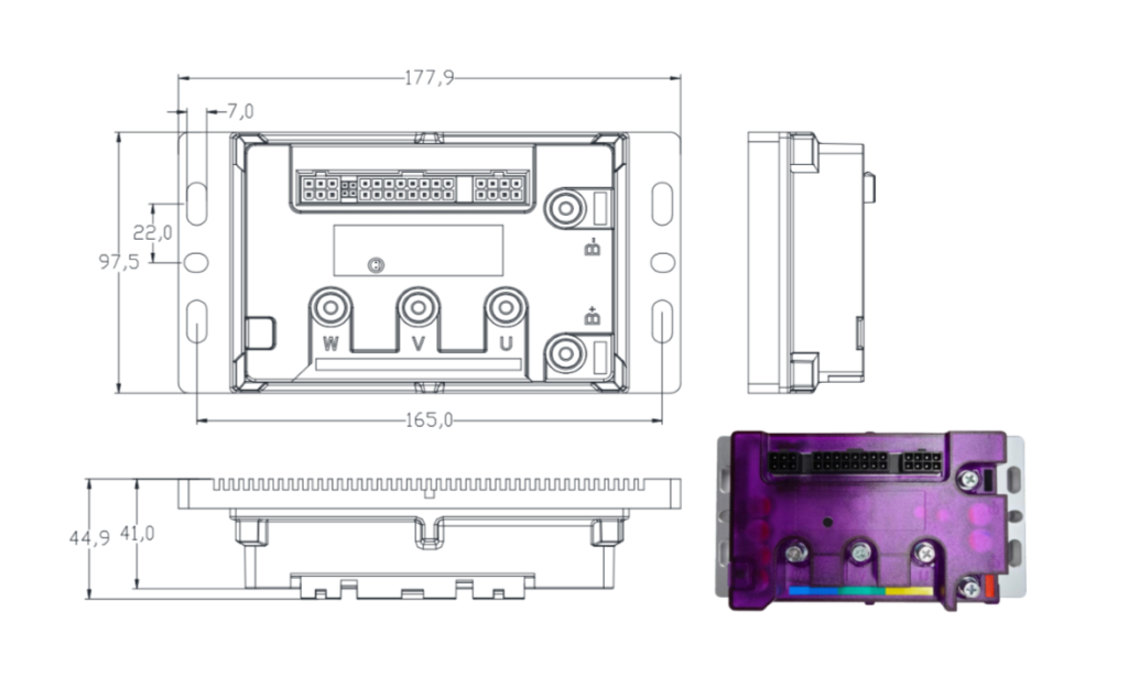 1500w pmsm motor controller