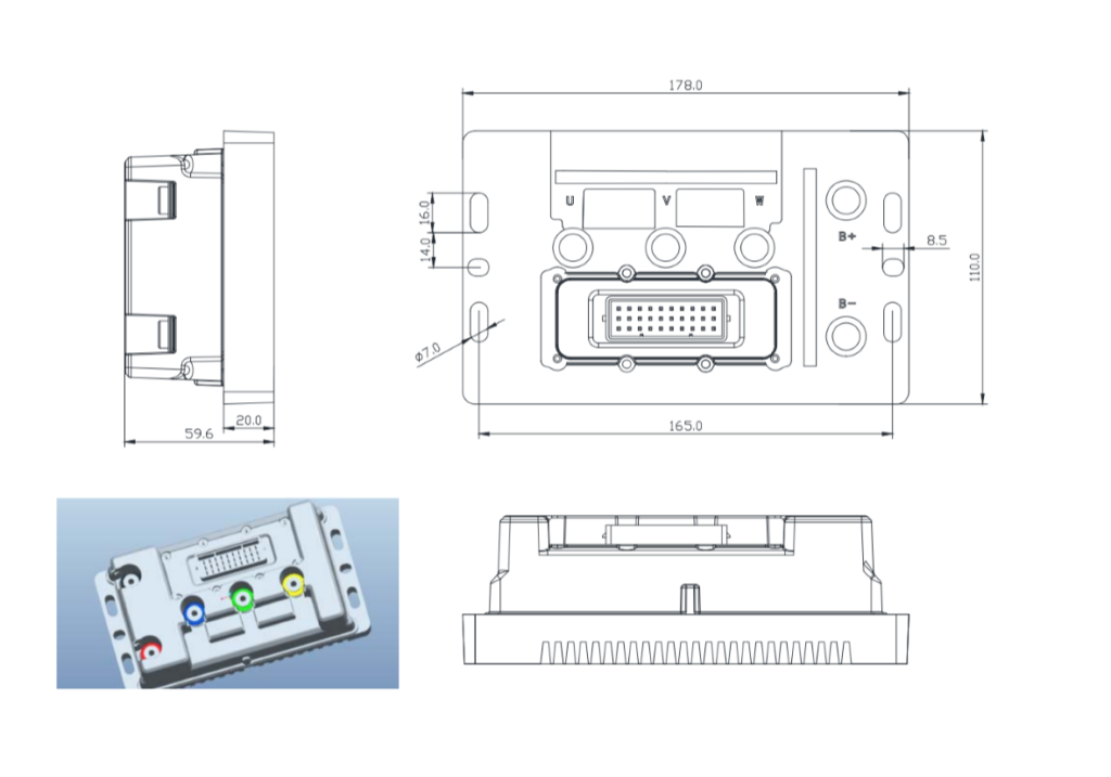 5000w pmsm motor controller